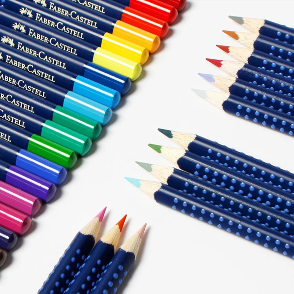 FABER-CASTELL-Blue-iron-box-professional-60-color-water-soluble-color-pencil-art-grade-art-dedicated (1)
