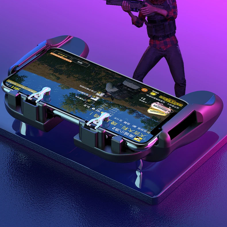 PUBG Mobile Game Controller Dzhostik Gamepad Trigger Aim L1R1 Shooter Joystick For IPhone Android Phone For Game Pad Accesorios (4)