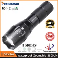 

z30 3800Lumens XML-T6 linterna led led Torch Zoomable LED Flashlight Torch light For 3xAAA or 1x18650