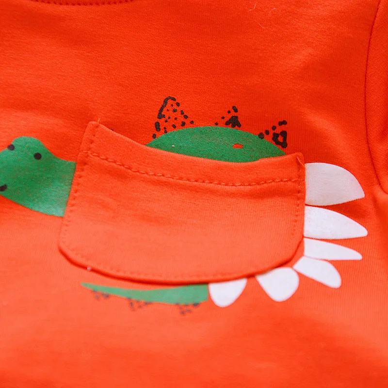 Neon Color Dino Track Suit 3 Pcs Set