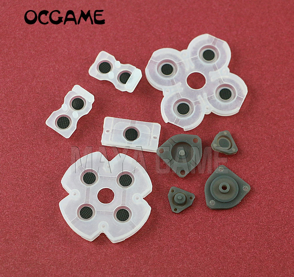 

OCGAME For Playstation 4 PS4 Controller Rubber Conductive Pad Replacements for Play station 4 Control gamepad
