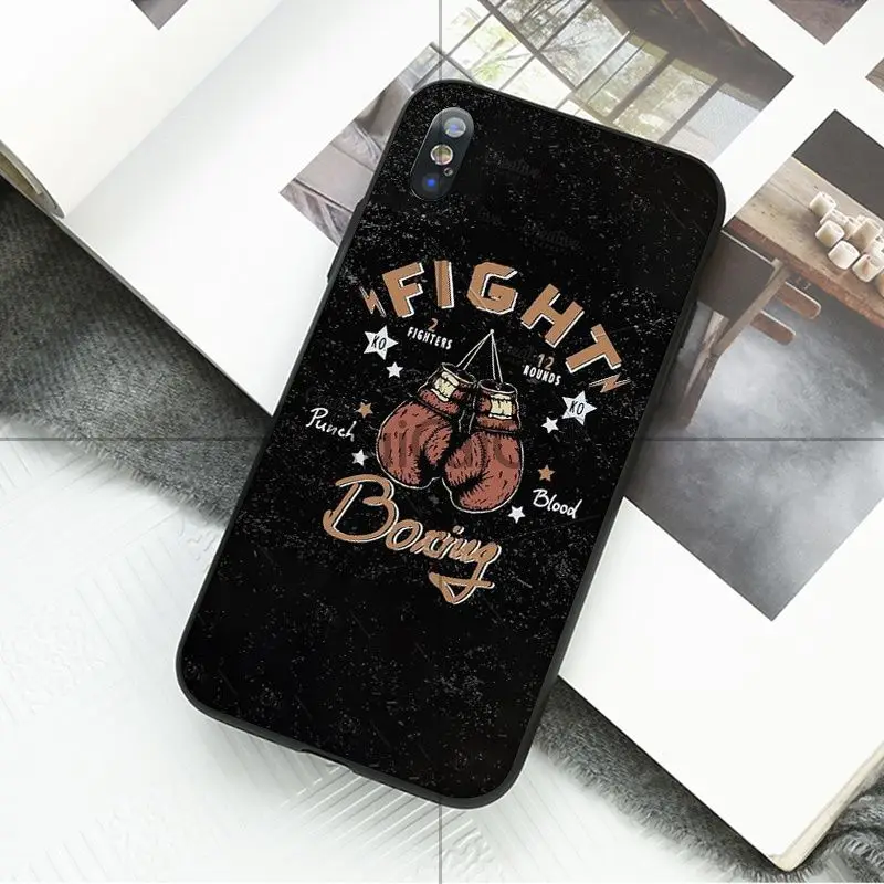 Cartoon Boxing Girl Gloves