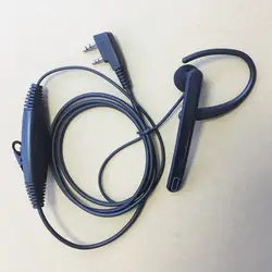 Модные ухо бар дужка наушников K пробка 2 Pin большой PTT для Kenwood Baofeng WOUXUN Puxing Линтон TYT и т. д. walkie talie