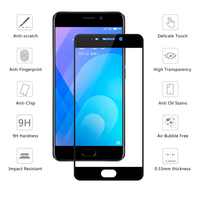 Полное покрытие 360 закаленное Стекло+ чехол на meizu m6 note чехол на мейзу м6 нот м5 м3 нот м6s м6 s задняя крышка противоударный чехол на Meizu M6 Note M3 M5 Note M6S 6 S чехлы мейзу Стекло подарок