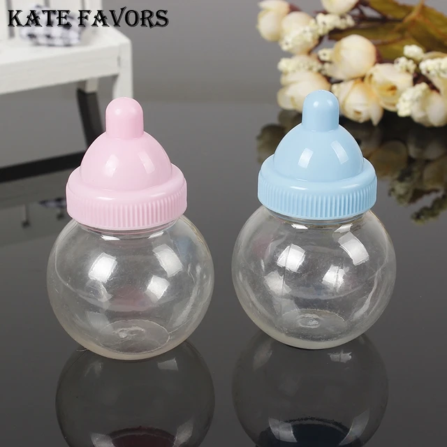 12pcs Pink Girl Blue Boy Baby Shower Favors Bottle Baptism For 12pcs Pink Girl Blue Boy Baby Shower Favors Bottle Baptism For