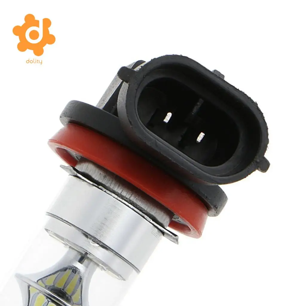 Baoblaze 2 Pieces H11 H8 100W Car Fog Driving Light Projector LED Bulbs Blue 10000K 