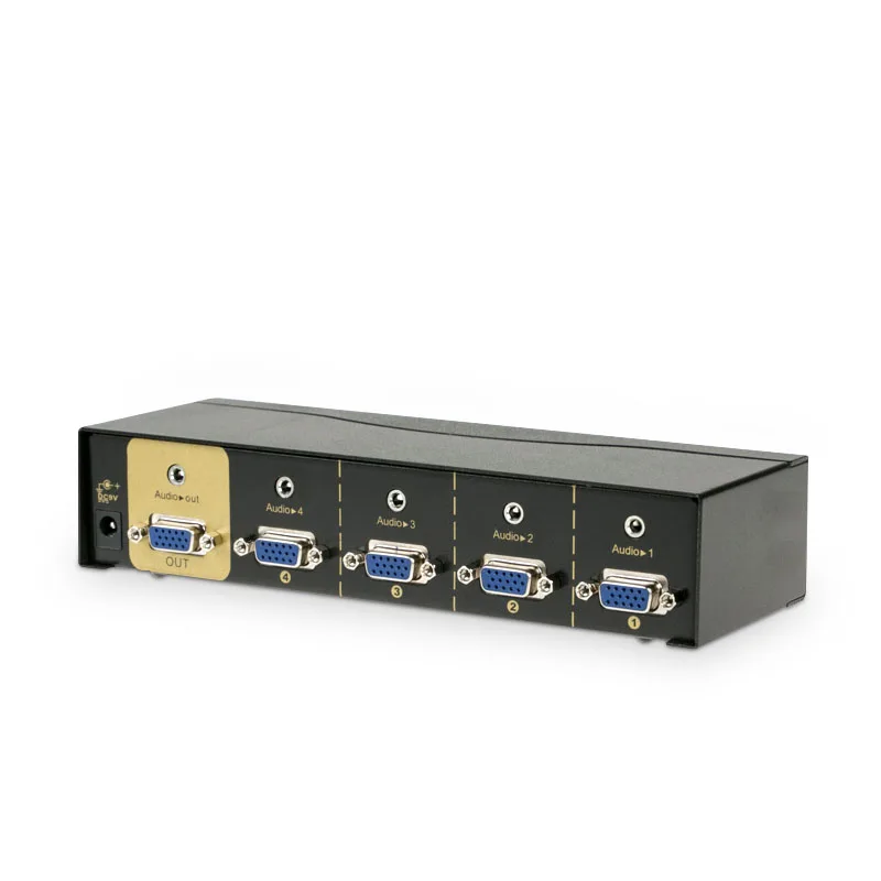 Auto VGA switch 4 into 1, high definition video, computer display