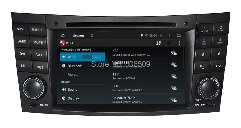 Excellent Android 8.0 Car DVD Player for Mercedes Benz CLS W219 CLS350 CLS500 CLS55 CLK W209 with GPS Navigation Radio BT USB 4Core 4G+32G 8
