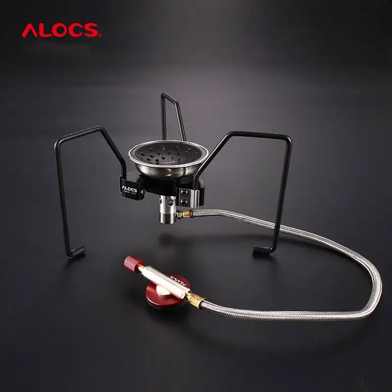 

ALOCS Outdoor Folding Spider Style Burners Cooking Furnace Split Type Gas Portable Stove Gas Cookers Camping Equipment
