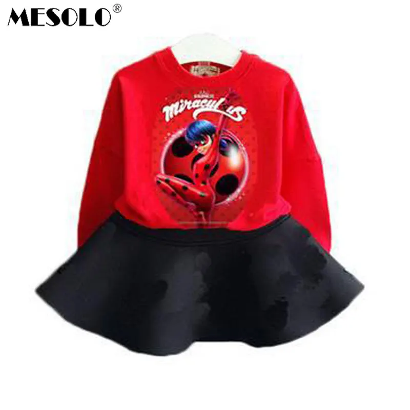 

MESOLO and autumn period and the girl's skirt suit ladybug reddy skirt suit jacket + short skirt han edition suit a undertakes