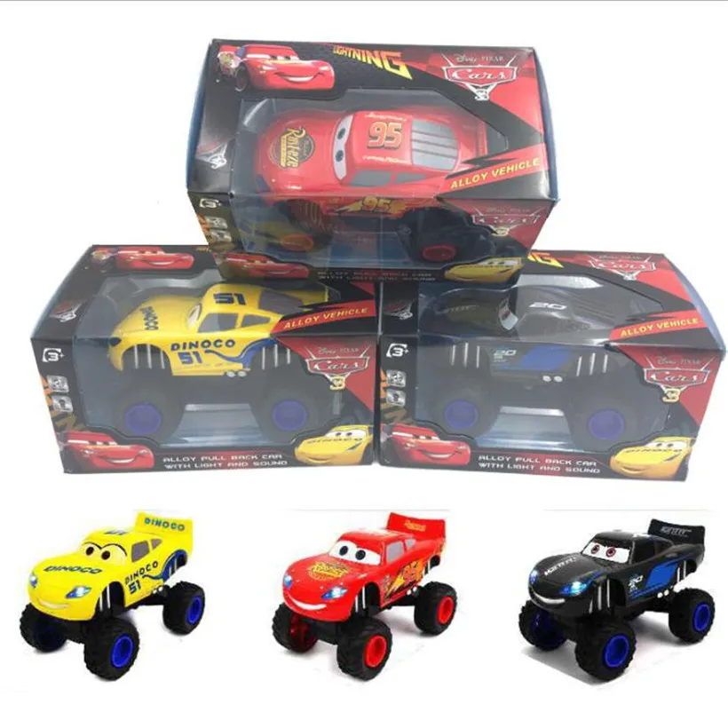 

Cars Disney Cars 3 Lightning McQueen With Music And Lighting Metal Alloy Diecast Toy Car 1:48 Loose Brand New In Stock Disney
