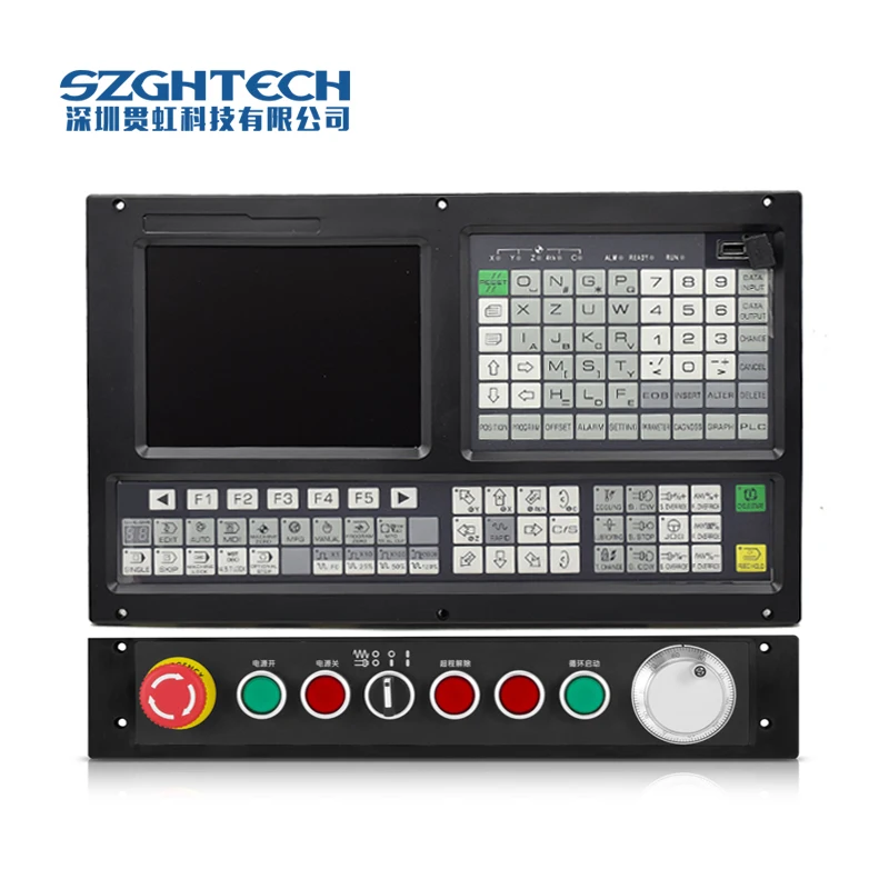 

CH-980TC full English keyboard 3 axis CNC Turning controller with PLC ladder for lathe machine