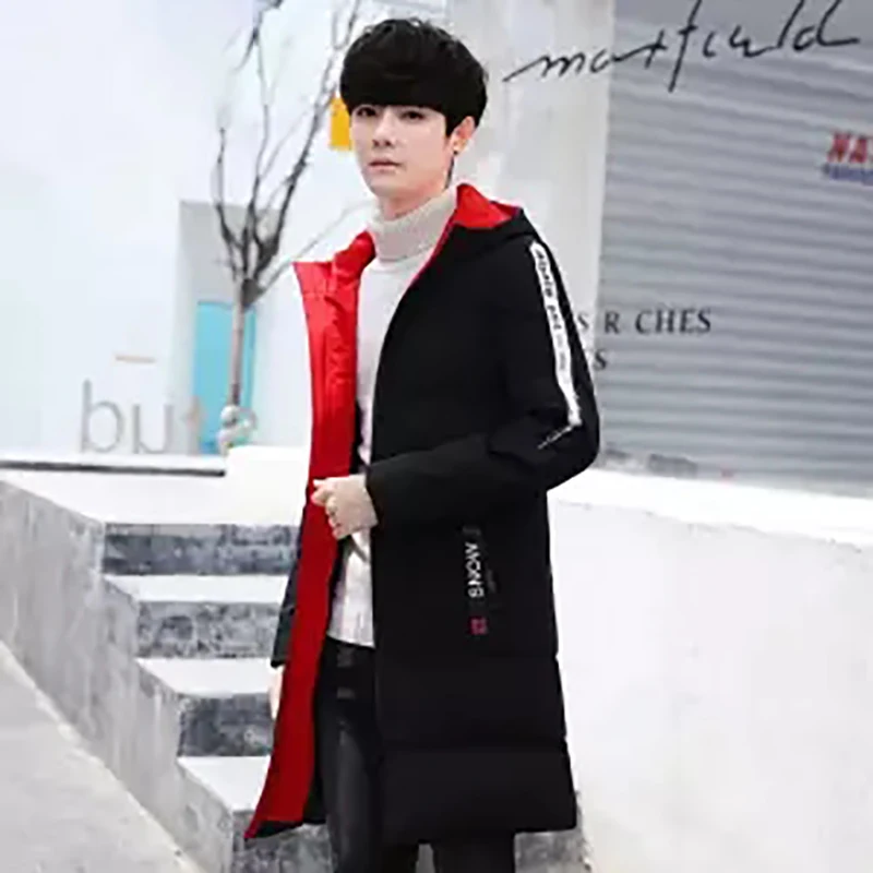 Mannen Winter Casual Nieuwe Hooded Dikke Gewatteerde Jas Rits Slanke Student Jassen Mannelijke Parka Uitloper Warm Mannen Winter Casual Nieuwe Hooded Dikke Gewatteerde Jas Rits Slanke Student Jassen Mannelijke Parka Uitloper Warm
