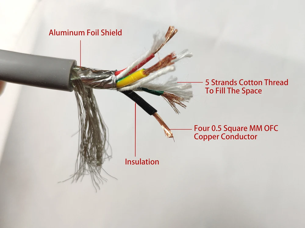 ANAUDIOPHILE 3 5mm Jack To RCA Interconnect Cable PC Laptop Audio Music Player Mobile Phone 3 5mm Headphone Jack To RCA Cable