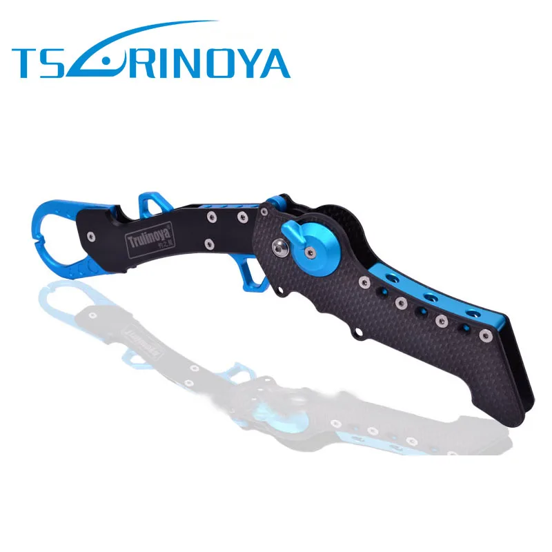 

Tsurinoya Carbon Fiber Handle Foldable Lip Grip Aviation Aluminum Fish Gripper Grip Grabber Fishing Tool