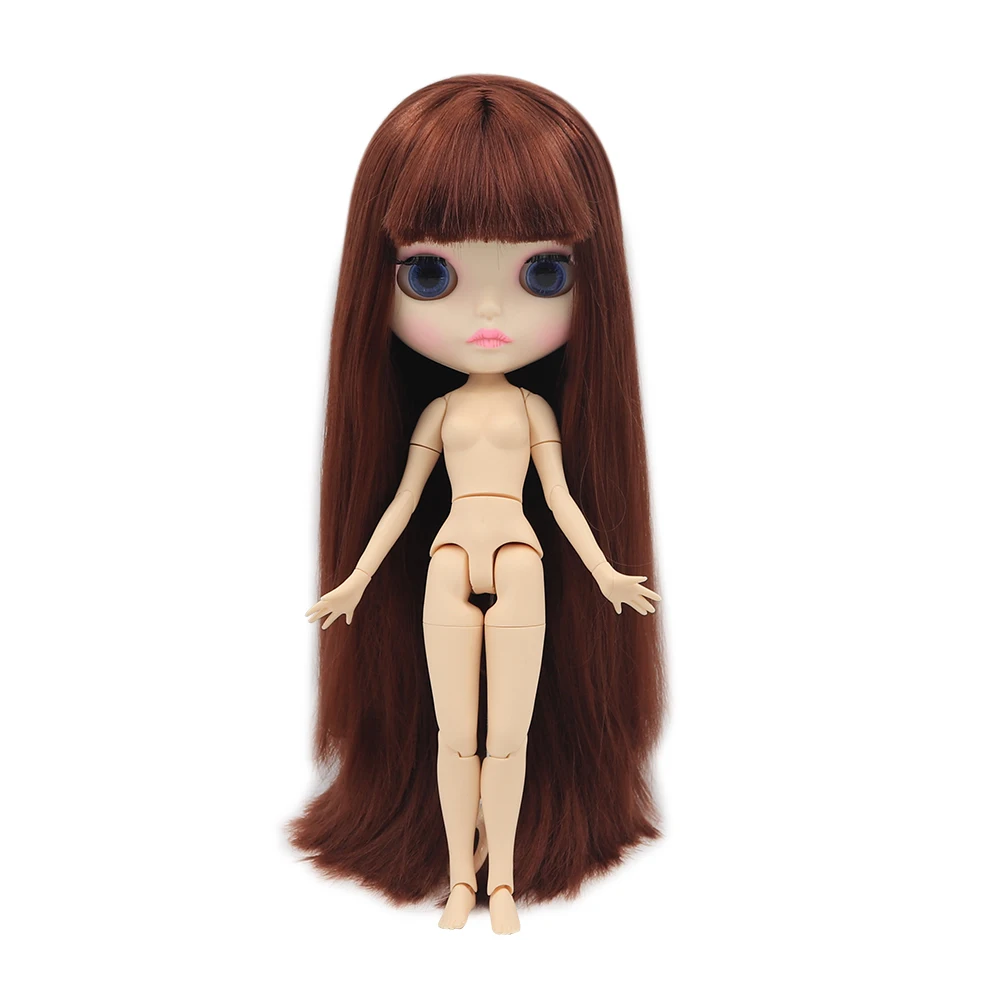 Ледяной DBS Blyth кукольные 1/6 шарнирное тело новая матовая лицевая сторона из белой