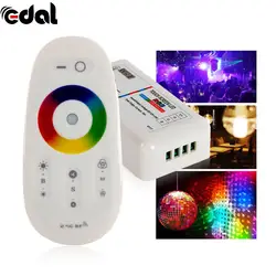 DC 15A RGB Led управление Лер 2,4 г сенсорный экран RF дистанционное управление для светодиодные ленты/лампы