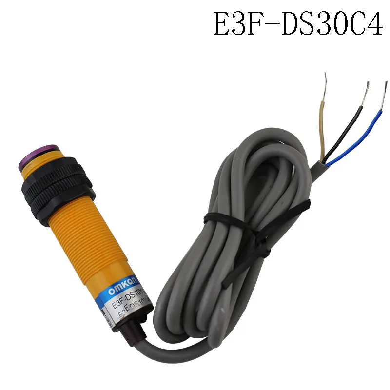 

E3F-DS30C4 optoelectronic switch photoelectric sensor NPN Three line dc normally open Diffuse reflection type free shipping