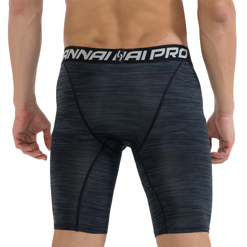 FANNAI PRO COMBAT Men Running Sport Leggings Compression Tights Skinny Gym Fitness Trouser Short Pants Training Gym Sweatpants
