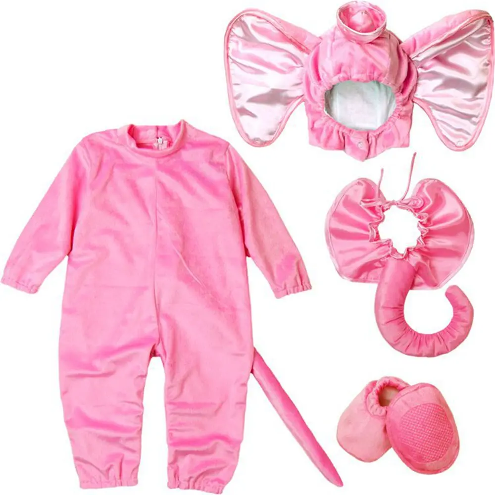 New Arrival High Quality Baby Boys Girls Halloween Flower Costume Romper Kids Clothing Set Toddler Co-splay Triceratops