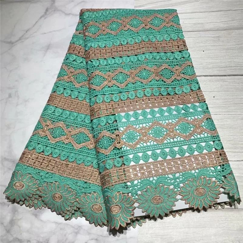 

2019 Latest French Lace Fabric High Quality Cord Lace Nigerian Lace Fabric With Stones For Dresses African Swiss Voile Lace