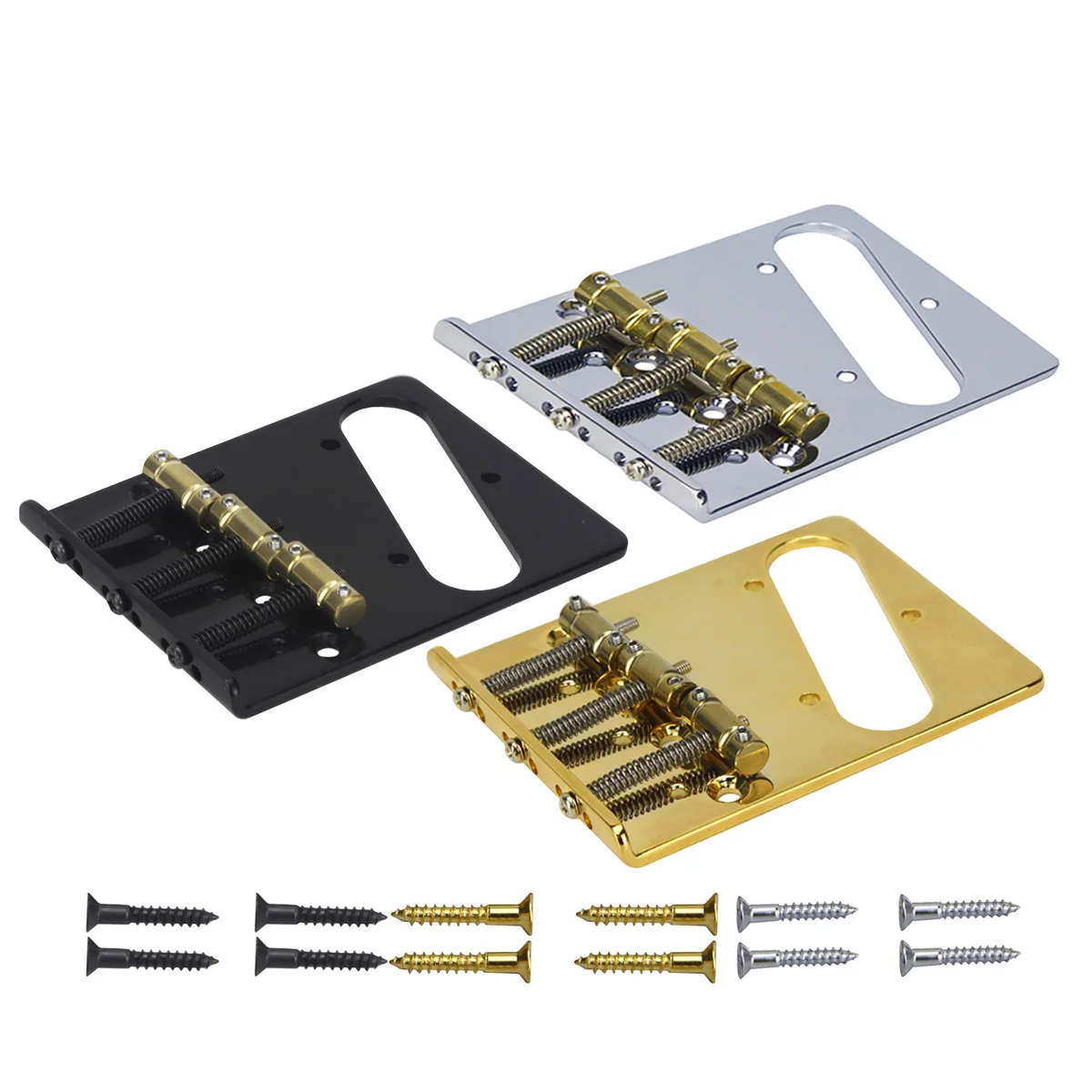 

GOTOH BS-TC2 Modern Tele Bridge ''In-Tune'' Brass Saddles Bridge for Tele