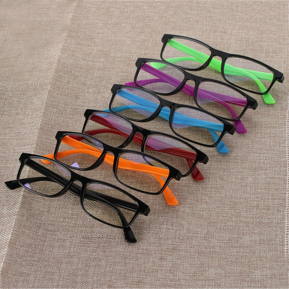 1 шт. Высокое качество Pc анти-Синие лучи излучения очки Многоцветный анти-УФ UV400 унисекс плоское зеркало компьютерные очки