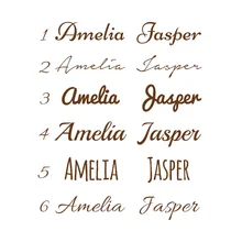 Детские имена виниловые наклейки на стены Стикеры пользовательское имя Декор Детская указатели на двери удаляемая художественная Фреска для маленьких Гостиная N001