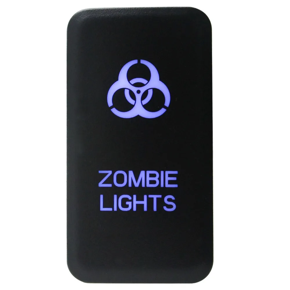 

DC12-24V Zombie Light Push Switch Button LED with Wires For Toyota Land Fortuner Tacoma push BUTTON switch zombie lights