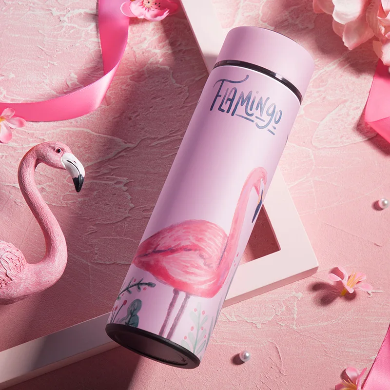 

Heat preservation cup men and women Korean students fresh art portable stainless steel cups net red ins cups insulated cup