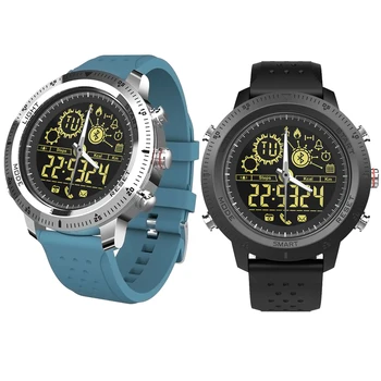 

Smart Watch 5ATM IP68 Waterproof Sport Watch Pedometer Stopwatch Fitness Tracker Message Remind Camera Control WristWatch NX02