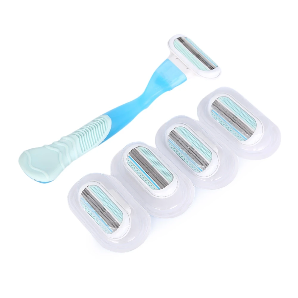 Summer Hot Woman Body Portable Three Layer Hair Removal Manual Razor