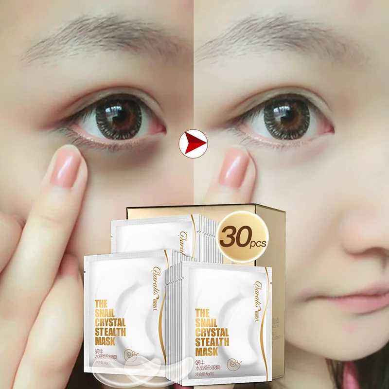 Buy 30 Pairs Snail Essence Collagen Eye Mask Firming