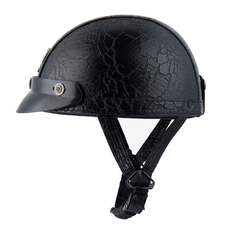 

Motorcycle Helmet Motorcycle Retro Half Cruise Helmet Prince Motorcycle GERMAN Helmet Vintage Motorcycle Moto for Men