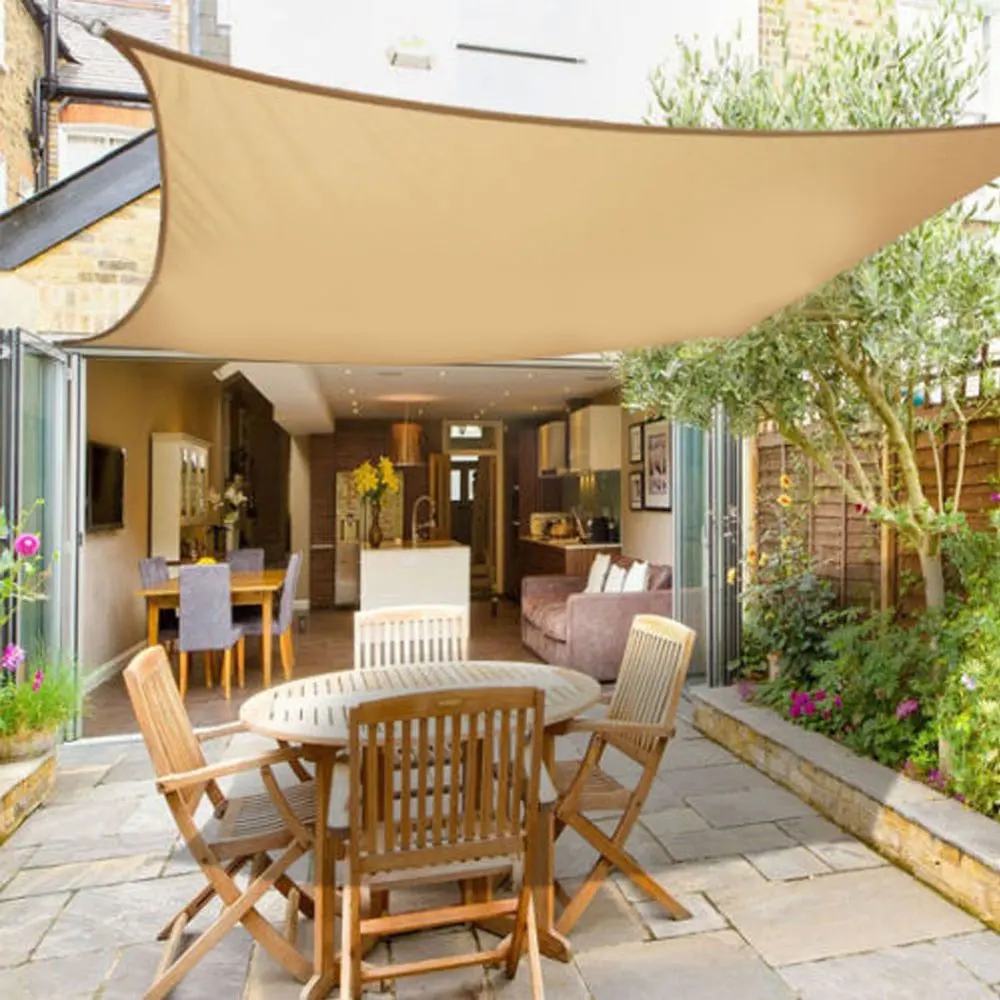 Sombra toldo Gazebo toldo sombra cuadrada pantalla impermeable viaje Camping estera Durable portátil carpa tela Camping hogar jardín Sombra toldo Gazebo toldo sombra cuadrada pantalla impermeable viaje Camping estera Durable portátil carpa tela Camping hogar jardín