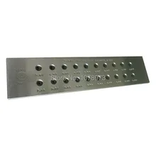 20 отверстий, полукруглая пластина, размер отверстия 3,10-5,00 мм Карбид вольфрама волочильная доска