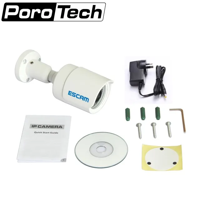 ESCAM HD3100 H 264 HD 1080P IR Bullet Camera 2 0MP CMOS Weatherproof Shell Support Ios