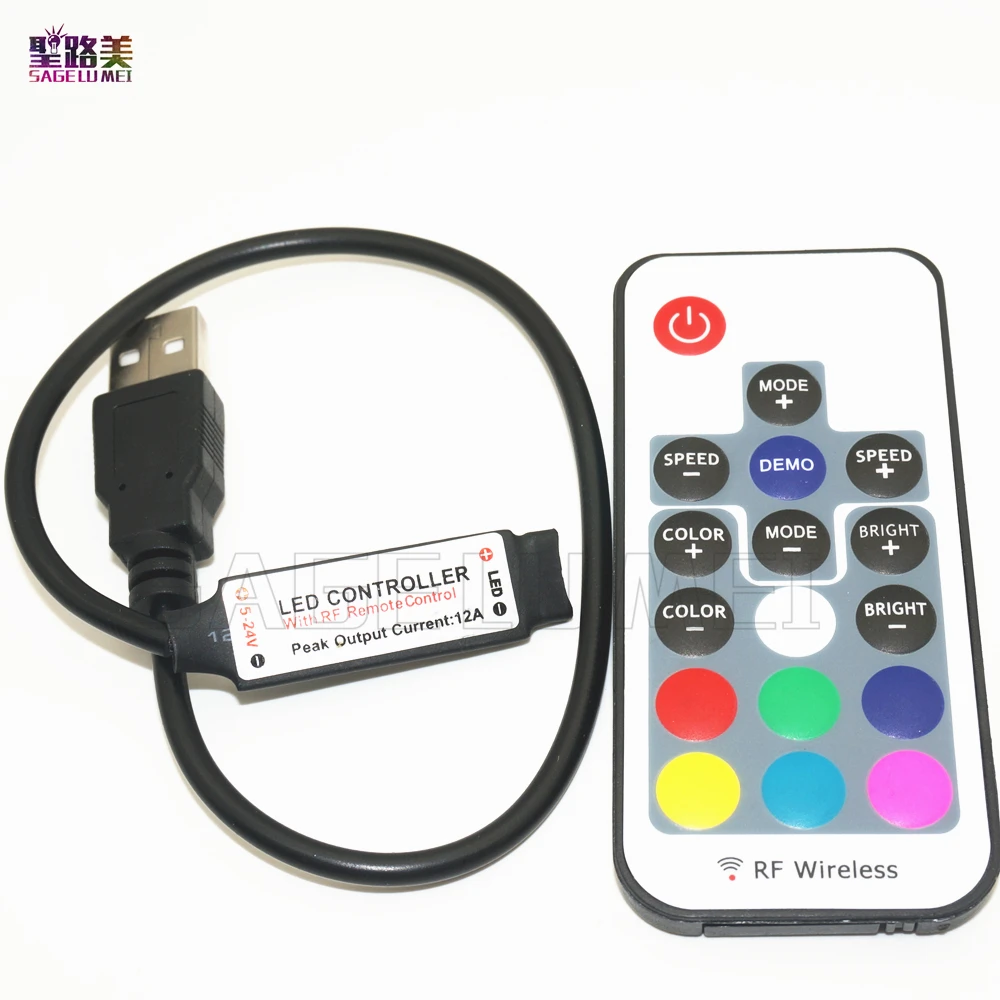multi color led system car remote controller