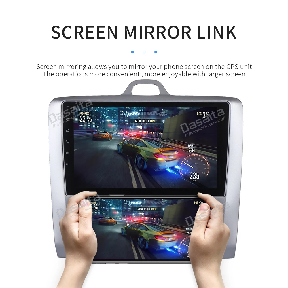 Clearance 9" ips Android 9.0 Car multimedia player For ford Focus 2 2004-2011 autoradio stereo with 8-Core 4Gb +32Gb built-in GPS wif 3