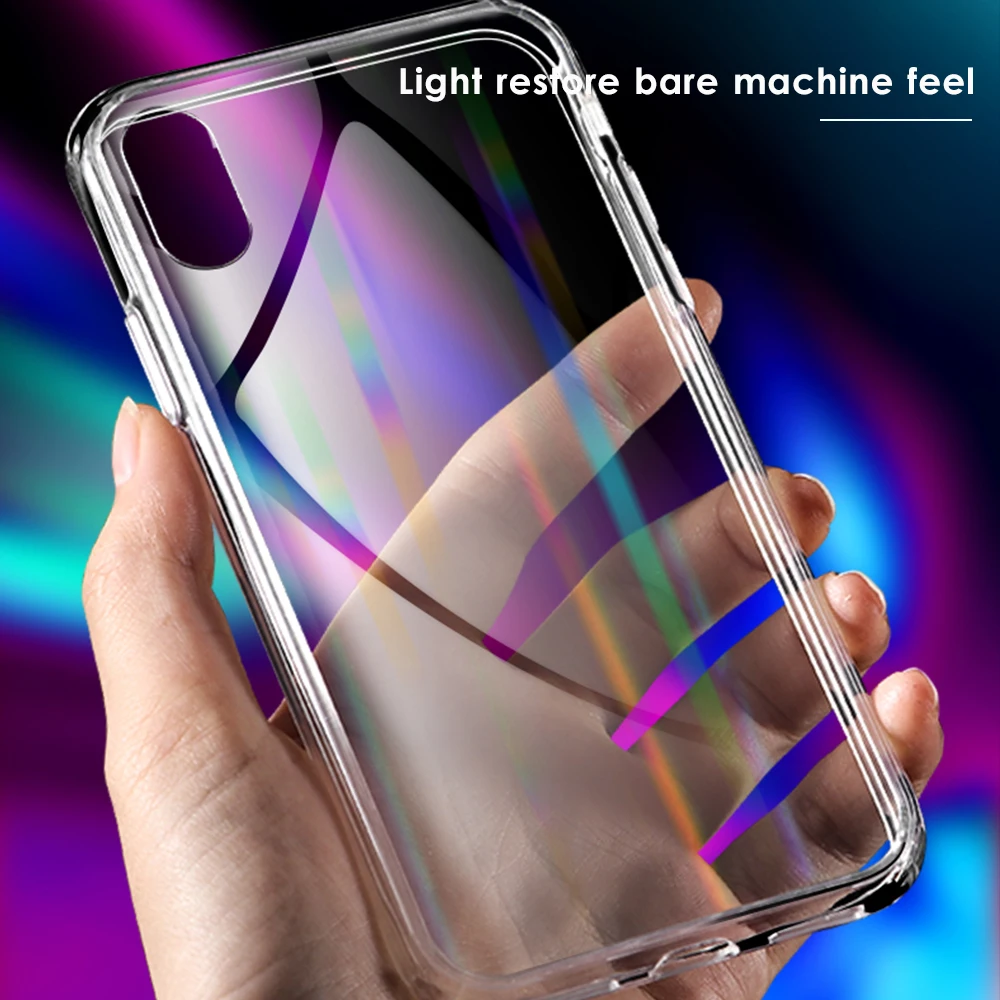 

Ultra thin crystal transparent soft shell TPU phone case for iPhone XS Max XR X 8 6 7 Plus mobile phone cass