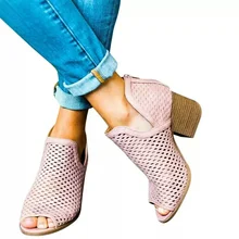 Europe 2019 Hot Women Sandals Fish Mouth High-heels Shoes Woman Flat Platform Fashion Casual Gladiator Hollow Plus Size 35-43 цена Europe 2019 Hot Women Sandals Fish Mouth High-heels Shoes Woman Flat Platform Fashion Casual Gladiator Hollow Plus Size 35-43 цены онлайн