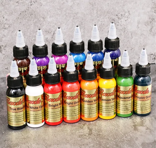 

advanced14pcs 30ml Professional Tattoo Ink 14 Colors Set 1oz 30ml/Bottle Tattoo Pigment Kit Fashion Makeup cosmetics Tools 14pcs