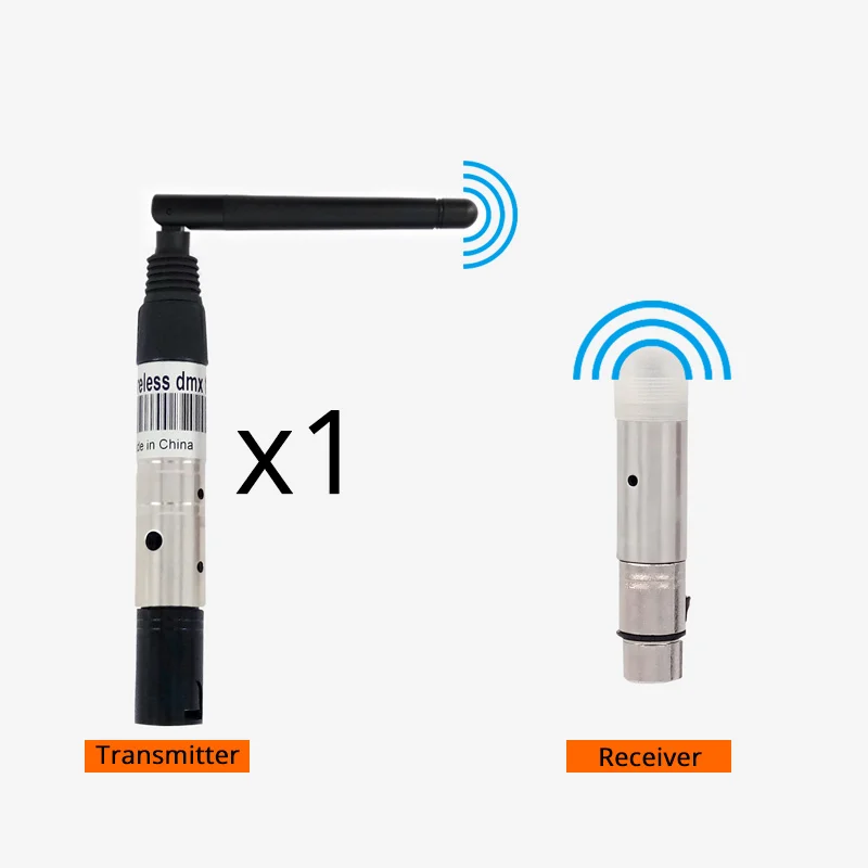 DMX512 беспроводной DJ диско-светильник DMX лазерный светильник 300 м контроллер приемник или передатчик 2,4 г светодиодный светильник - Цвет: Transmitter Receiver