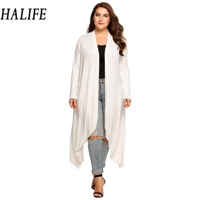 halife plus size cardigan women poncho long sleeve draped plus size cardigans on sale