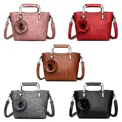 NoEnName_Null высокое качество женские цветы кулон кожа сумка на плечо женская сумочка сумка через плечо сумка-портфель