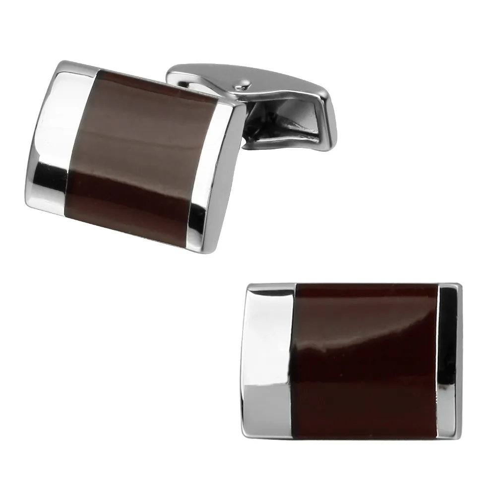 Fashion men's jewelry French cuffs cufflinks Delicate red cufflinks 5