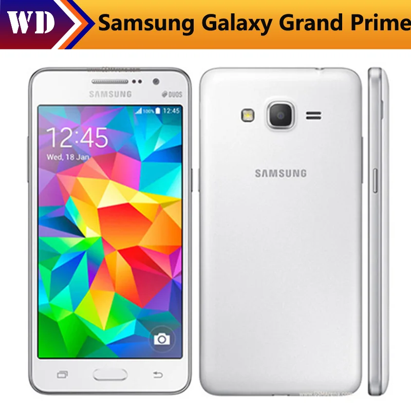

original Refurbished Unlocked Cell Phone Original Samsung Galaxy Grand Prime G530 G530H Ouad Core Dual Sim 5.0 Inch TouchScreen