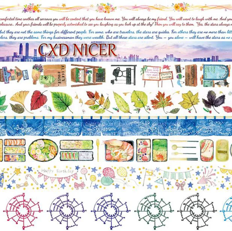 

Domestic Characters Full Volume Decorative Scotch Tape Hand Account Around Scrapbooking Masking Tape Material Escolar DD1425
