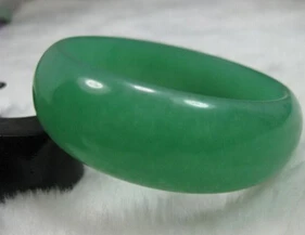 

wyan 13365 NATURE BEAUTIFUL GRASS GREEN JADE JADEITE BRACELET BANGLE (A0429)