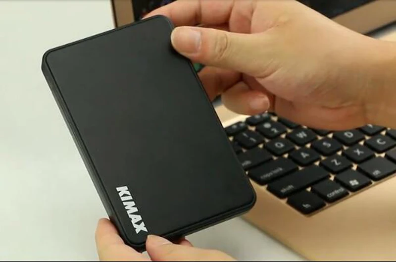 2.5 inch hard disk caddy high speed USB 3.0 6gbps hdd case plastic Enclosure portable sata III carry box for 1TB hard disk  (1)